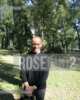 Writer and crimes news journalist , Massimo Lugli, fancier of Asiatic martial arts, in Rome at Villa Ada, author of numerous thrillers as LAdepto published by Newton and Compton.  Grazia Ippolito / Blackarchive ©Grazia Ippolito/Rosebud2