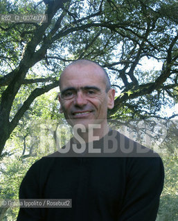 Writer and crimes news journalist , Massimo Lugli, fancier of Asiatic martial arts, in Rome at Villa Ada, author of numerous thrillers as LAdepto published by Newton and Compton.  Grazia Ippolito / Blackarchive ©Grazia Ippolito/Rosebud2