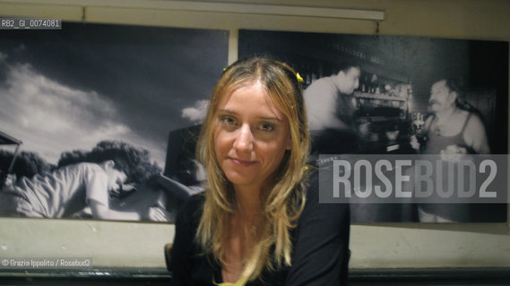 Italian writer Francesca Bertuzzi, author of Il carnefice published by Newton& Compton, in Rome ©Grazia Ippolito/Rosebud2