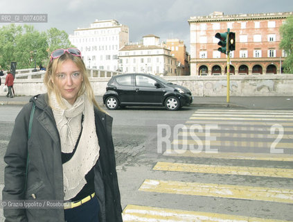 Italian writer Francesca Bertuzzi, author of Il carnefice published by Newton& Compton, in Rome ©Grazia Ippolito/Rosebud2