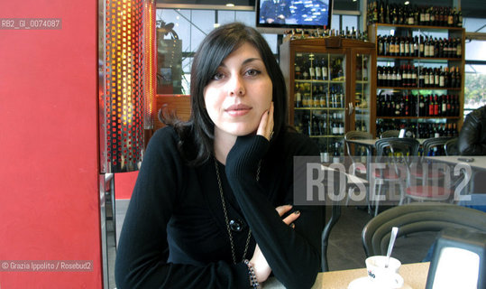 .Italian writer Valentina DUrbano, born in 1985, author of Il rumore dei tuoi passi published by Longanesi, pictured at Casalbruciatos district in Rome ©Grazia Ippolito/Rosebud2