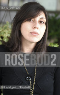 Italian writer Valentina DUrbano, born in 1985, author of Il rumore dei tuoi passi published by Longanesi, pictured at Casalbruciatos district in Rome ©Grazia Ippolito/Rosebud2