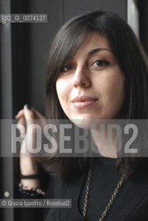 Italian writer Valentina DUrbano, born in 1985, author of Il rumore dei tuoi passi published by Longanesi, pictured at Casalbruciatos district in Rome ©Grazia Ippolito/Rosebud2