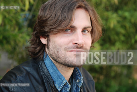 Italian writer and DJ, Federico Russo, author of Ci si mette una vitapublished by Einaudi, born in Florence in 1977, pictured in Milan ©Grazia Ippolito/Rosebud2