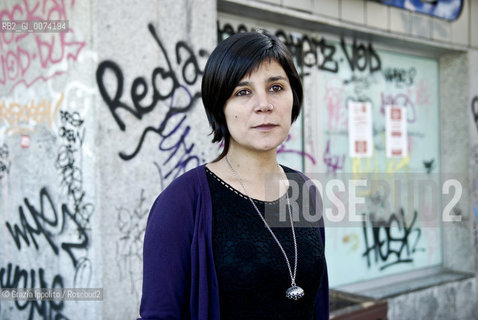 Italian writer Paola Soriga, author of Dove finisce Romapublished by Einaudi, pictured in Milan ©Grazia Ippolito/Rosebud2