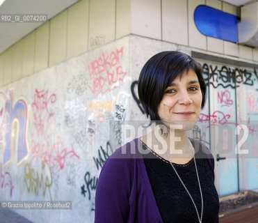 Italian writer Paola Soriga, author of Dove finisce Romapublished by Einaudi, pictured in Milan ©Grazia Ippolito/Rosebud2