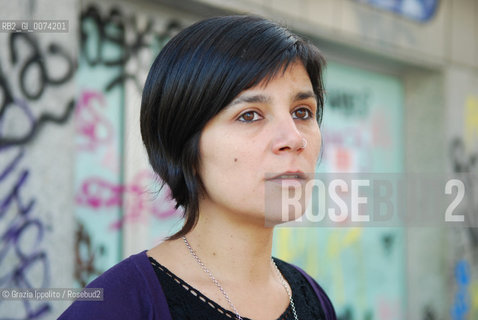 Italian writer Paola Soriga, author of Dove finisce Romapublished by Einaudi, pictured in Milan ©Grazia Ippolito/Rosebud2