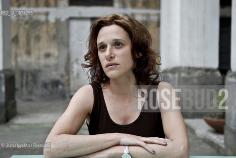 Italian writer Valeria Parrella,at the second edition of Unaltra galassia in Neaples ©Grazia Ippolito/Rosebud2