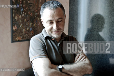 Matteo B.Bianchi, writer and scriptwriter, author of numerous books as Apocalisse a domicilio published by Marsilio, pictured in Milan ©Grazia Ippolito/Rosebud2