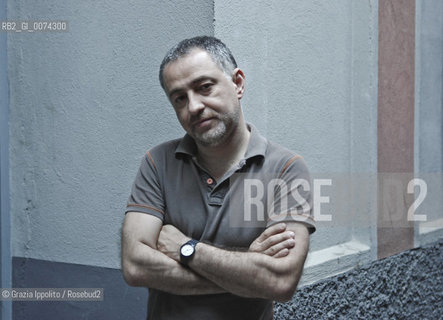 Matteo B.Bianchi, writer and scriptwriter, author of numerous books as Apocalisse a domicilio published by Marsilio, pictured in Milan ©Grazia Ippolito/Rosebud2