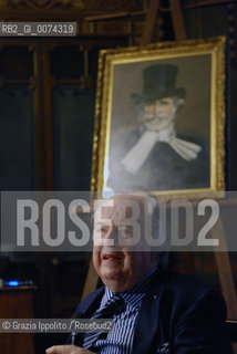 Lorenzo Arruga, musicologist,writer and journalist at Casa Verdi in Milan, during Festival Letteratura di Milano ©Grazia Ippolito/Rosebud2