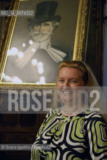 Giancarla Moscatelli, musician, author of the book A Milano con Verdipublished by Curci, at Casa Verdi in Milan, during Festival Letteratura di Milano ©Grazia Ippolito/Rosebud2