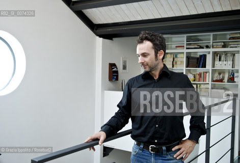 Italian designer Pietro Travaglini, lives and work in Bologna. ©Grazia Ippolito/Rosebud2