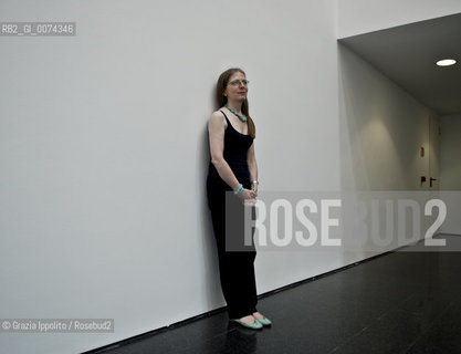 Italian writer Mariapia Veladiano, author of La vita accanto and Il tempo è un dio brevepublished by Einaudi, pictured at MART Roveretos Museum of modern art ©Grazia Ippolito/Rosebud2