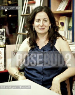 American writer Aimee Bender author of numerous book published by Minimum fax, pictured in Milan at the presentation of La ragazza con la gonna in fiamme ©Grazia Ippolito/Rosebud2