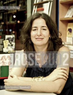 American writer Aimee Bender author of numerous book published by Minimum fax, pictured in Milan at the presentation of La ragazza con la gonna in fiamme ©Grazia Ippolito/Rosebud2