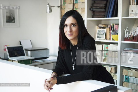 Daniela Farnese, italian writer, author of Via Chanel n°5 by Newton Compton, journalist and blogger, pictured in Milan ©Grazia Ippolito/Rosebud2