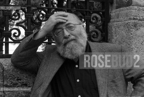 5 September 1998, Mantua: Chaim Potok, Israeli writer ©Grazia Ippolito/Rosebud2