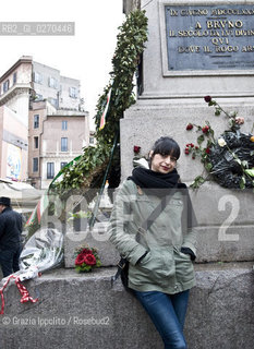 Ilaria Beltramme, italian fiction writer and author of touristic guides, pictured in Rome, her last book is La società segreta degli eretici published by Newton and Compton.Ilaria Beltramme, italian fiction writer and author of touristic guides, pictured in Rome, her last book is La società segreta degli eretici published by Newton and Compton. ©Grazia Ippolito/Rosebud2