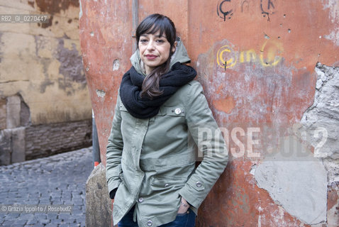 Ilaria Beltramme, italian fiction writer and author of touristic guides, pictured in Rome, her last book is La società segreta degli eretici published by Newton and Compton. ©Grazia Ippolito/Rosebud2