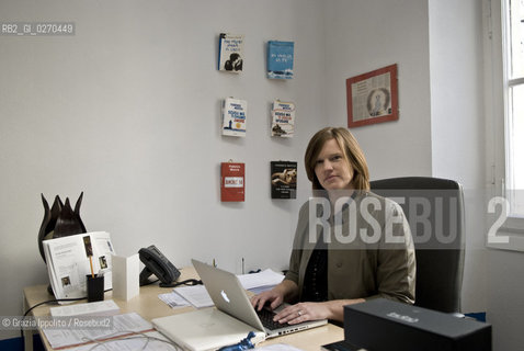Kylee Doust, australian born literary agent in her office in Rome ©Grazia Ippolito/Rosebud2