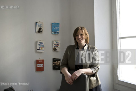 Kylee Doust, australian born literary agent in her office in Rome ©Grazia Ippolito/Rosebud2