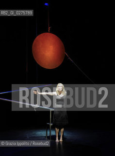 Actress Rossella Rapisarda at Teatro della Luna, Assago during Il gabbiano  of A.Checov ©Grazia Ippolito/Rosebud2