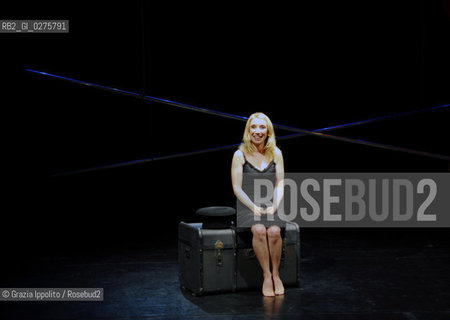 Actress Rossella Rapisarda at Teatro della Luna, Assago during Il gabbiano  of A.Checov ©Grazia Ippolito/Rosebud2