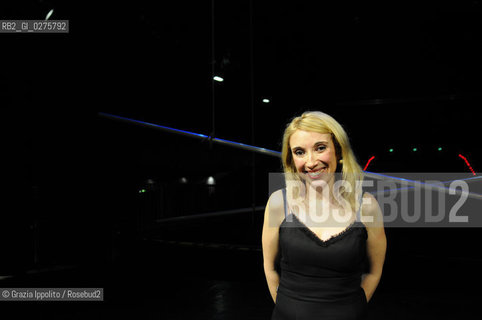 Actress Rossella Rapisarda at Teatro della Luna, Assago during Il gabbiano  of A.Checov ©Grazia Ippolito/Rosebud2