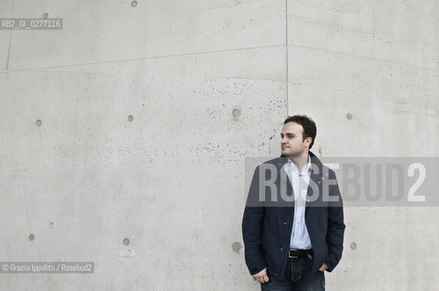 Italian writer Paolo Di Paolo,author of Mandami tanta vita finalist at Premio Strega, pictured in Rome ©Grazia Ippolito/Rosebud2