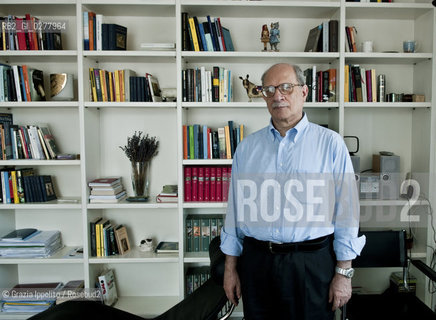 Antonino Ferro,psychoanalyst,President of the Italian Society of Psychoanalysis, pictured in his studio in Milan ©Grazia Ippolito/Rosebud2