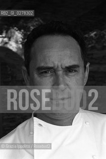 2002, Barcelona: Ferran Adrià, Catalan Spanish chef ©Grazia Ippolito/Rosebud2