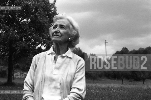 15-09-2003, Iseo: Mina Gregori, Art Critic ©Grazia Ippolito/Rosebud2