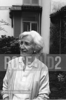 15-09-2003, Iseo: Mina Gregori, Art Critic ©Grazia Ippolito/Rosebud2