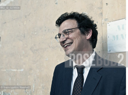 Stefano Bartezzaghi, italian writer at Unaltra galassiaa literature festival in Naples ©Grazia Ippolito/Rosebud2