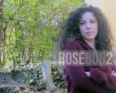 Silvia Avallone, italian writer, author of Acciaio published by Rizzoli, in her house in Bologna ©Grazia Ippolito/Rosebud2