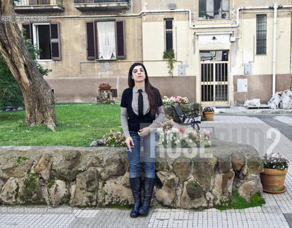 Antonella Lattanzi, italian writer, author of Prima che tu mi tradisca published by Einaudi, pictured in her house in Rome ©Grazia Ippolito/Rosebud2