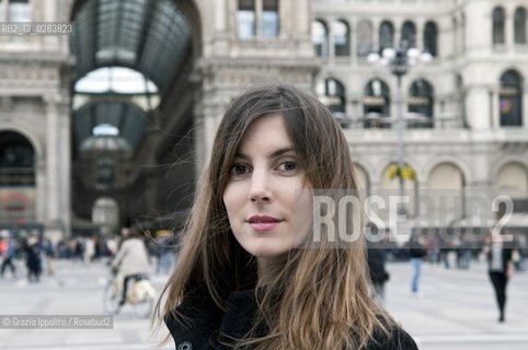 Daria Bonera, photoeditor and photo agent ,Director of Daria Boneras agency, pictured in Duomo square in Milan ©Grazia Ippolito/Rosebud2