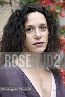 Valeria Parrella, italian writer pictured in Naples ©Grazia Ippolito/Rosebud2