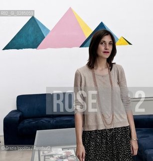Rossella Farinotti, art critic, author of Il quadro che visse due voltepublished by Morellini, pictured during Arte in Sarpi in Milan,of which is the organizer. ©Grazia Ippolito/Rosebud2