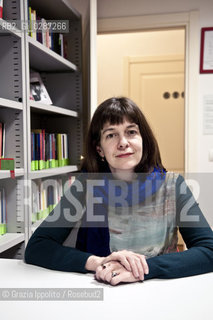 Emmanuelle Pireyre, french writer, author of Incantesimo generale published by Gremese, winner of Medici s Prize, pictured in Rome duringFestival della narrativa francese ©Grazia Ippolito/Rosebud2