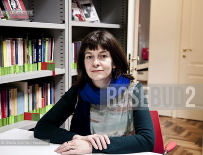 Emmanuelle Pireyre, french writer, author of Incantesimo generale published by Gremese, winner of Medici s Prize, pictured in Rome duringFestival della narrativa francese ©Grazia Ippolito/Rosebud2