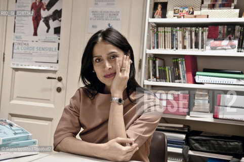 Nahal Tajadod, iranian writer living in France, pictured at Festival della Narrativa Francese in Rome, author of Lattrice di Teheranpublished by e/o ©Grazia Ippolito/Rosebud2