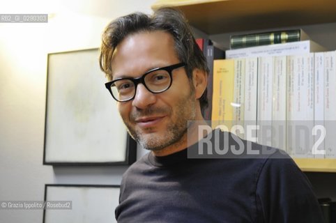 Massimo Recalcati, psychoanalist author of numerous books as Non è più come primapublished by R.Cortina ©Grazia Ippolito/Rosebud2