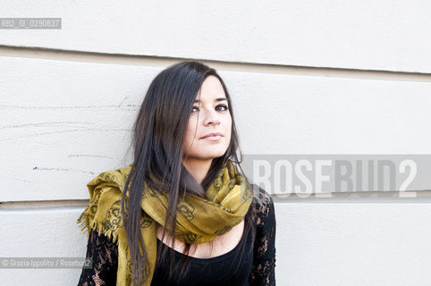 Raffaella Silvestri, writer, second classified at Masterpiece,author of La distanza da Helsinki published by Bompiani, in Milano ©Grazia Ippolito/Rosebud2