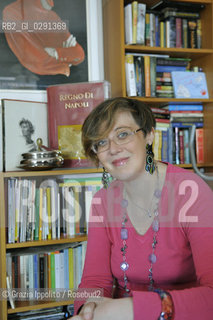 Antonella Cilento, author of Lisario o linfinito piacere delle donnepublished by Mondadori, in her house in Naples ©Grazia Ippolito/Rosebud2