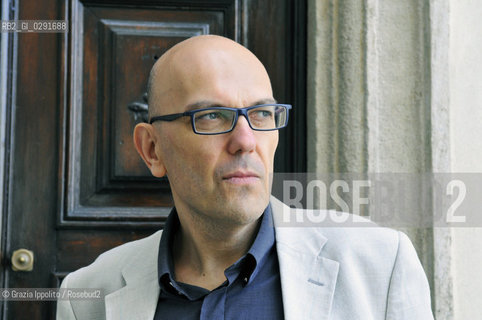 Giuseppe Munforte, author of Nella casa di vetro published by Gaffi, finalist at Premio Stregapictured in Milan ©Grazia Ippolito/Rosebud2