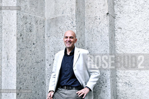 Giuseppe Munforte, author of Nella casa di vetro published by Gaffi, finalist at Premio Stregapictured in Milan ©Grazia Ippolito/Rosebud2