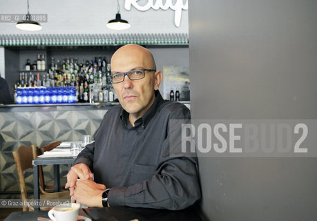 Giuseppe Munforte, author of Nella casa di vetro published by Gaffi, finalist at Premio Stregapictured in Milan ©Grazia Ippolito/Rosebud2