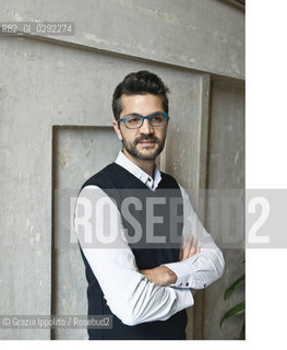 Andrea Caterini, writer and literary critic, pictured in Rome ©Grazia Ippolito/Rosebud2